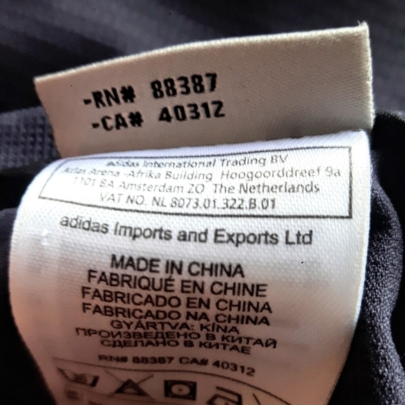 2/$35 Sale Climalite ADIDAS athletic/hiking cropped pants. Like New Sz 6  Bl/Gry - Picture 8 of 12